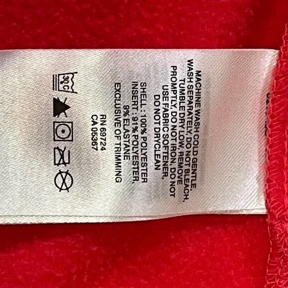 Columbia Pink Fleece Full Zip Hoodie Girls XL Thumbhole Sleeves - Picture 5 of 10